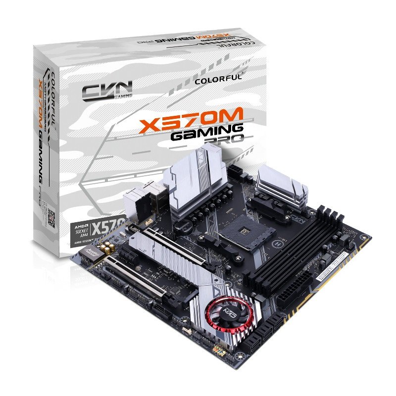 Colorful CVN X570M Gaming Pro V14 AMD AM4 Micro-ATX Gaming Motherboard