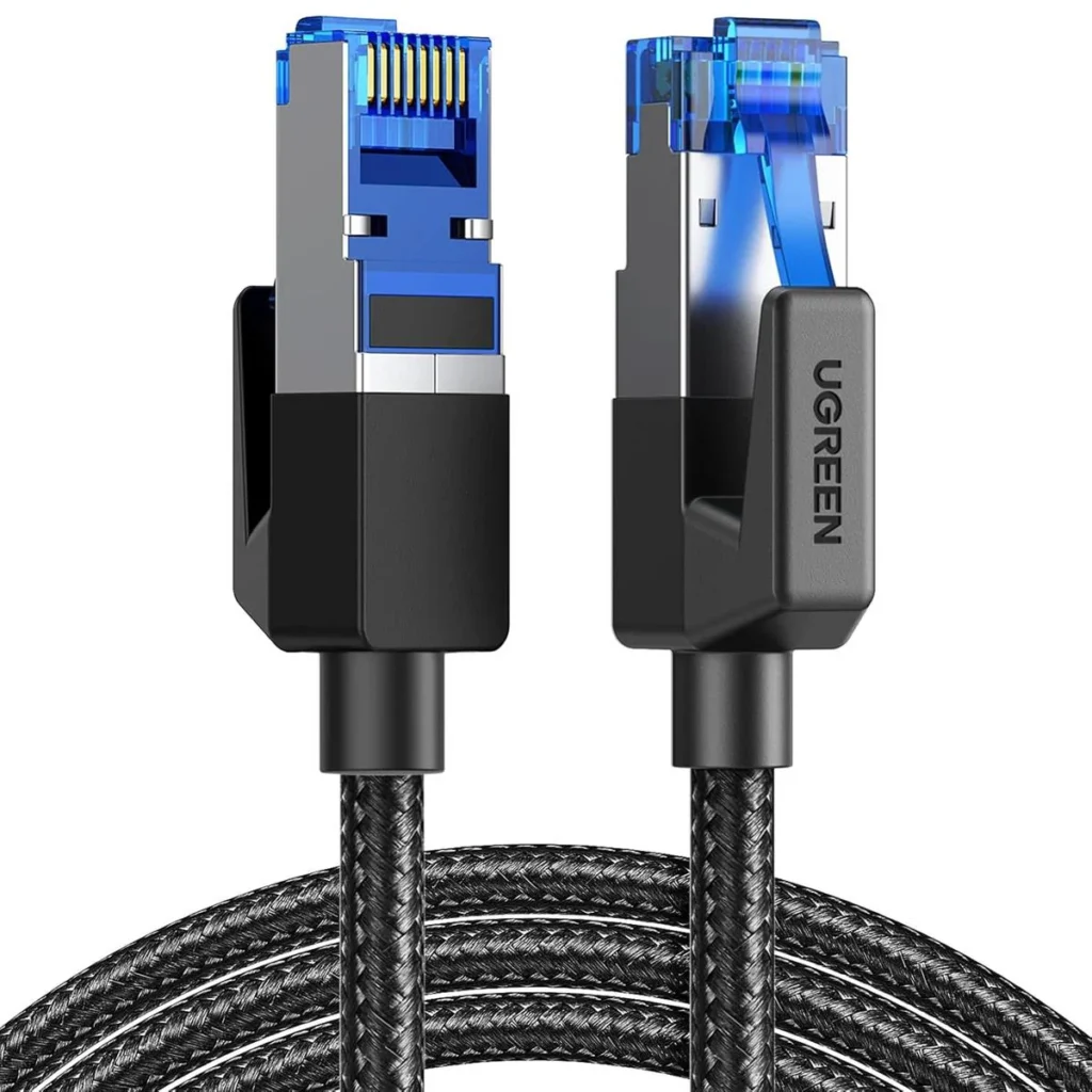 UGREEN CAT8 Shielded Round Braided Cable Modular Plugs 2m
