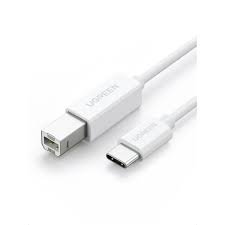UGREEN USB-C to USB 2.0 Print Cable 1.5m (White) - Image 3
