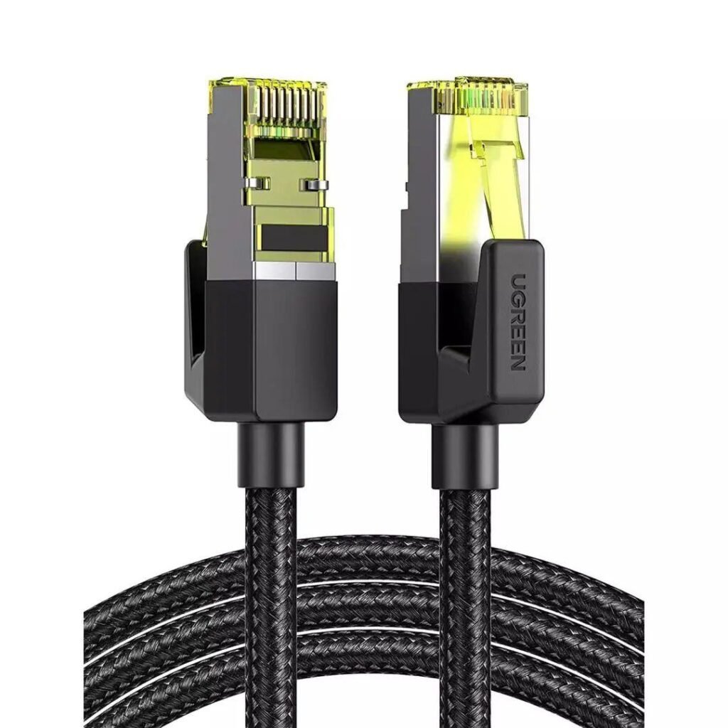 UGREEN Cat 7 Ethernet Cable Braided Pure Copper 10m (Black)